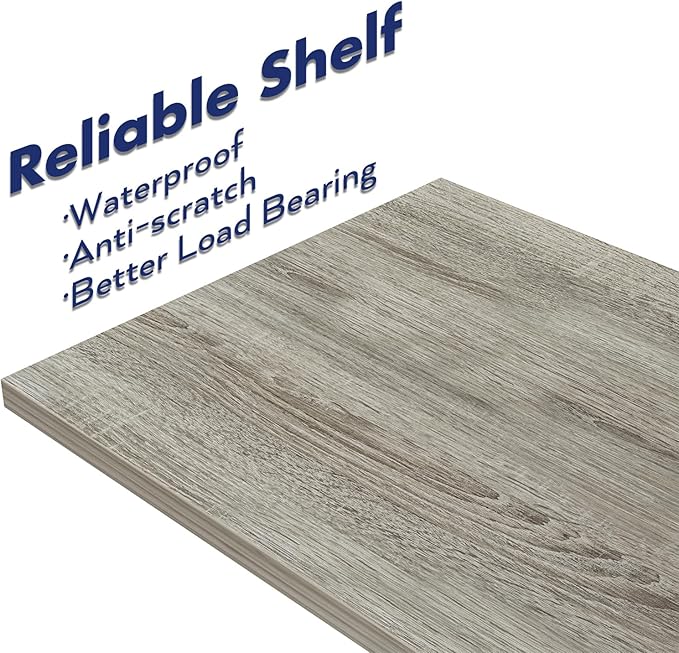 NUMENN Narrow Bookshelf, 5 Tier Bookshelves, Home Office Bookcase Shelf Storage Organizer, Free Standing Storage Shelving Unit for Bedroom, Living Room and Home Office, Grey