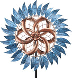 Wind Spinner Large Wind Mill Metal Outdoor Indoor Large Two-Way Wind Sculptures for Garden Patio Yard Decor