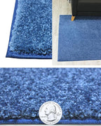 KOECKRITZ Kids Classroom Area Rug - Soft Non Slip 10 Foot Round Royal Blue