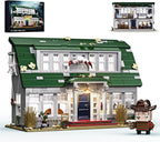 Halloween Nightmare Building House Set on Elm Street, Horror Movie Figure & Haunted House Building Blocks Toy, Compatible with Lego Gifts for Friends and Fans 18+ (1099 Pieces)