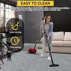 Marine Carpet,6 FT x 10 FT Smoke Gray Indoor Outdoor Carpet 0.2" Thick Boat Carpet with Water-Proof TPE Backing, Non-Slide Outdoor Marine Carpet Roll for Home, Patio, Porch, Deck