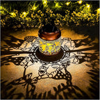 Gnomes Solar Lanterns Outdoor Waterproof,Hanging Solar Lights Gnome Gifts for Women Metal LED Decorative Light for Yard,Patio,Lawn,Tabletop,Pathway,Landscape,Garden Gnomes Decor