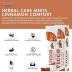 Vicco Vajradanti Ayurvedic Herbal Toothpaste by Vicco – 70 Year Legacy of Ayurveda, Cinnamon Flavour, with 18 Ayurvedic Herbs & Barks, 100% Natural, Vegan, Fluoride-Free & Cruelty-Free – 7 oz (3 Pack)