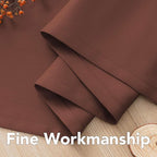 H.VERSAILTEX Blackout Curtains 84 inches Long for Living Room Thermal Insulated Room Darkening Window Treatment Panels Drapes Light Reducing Curtains for Bedroom, 2 Panels, 52" W x 84" L, Rust