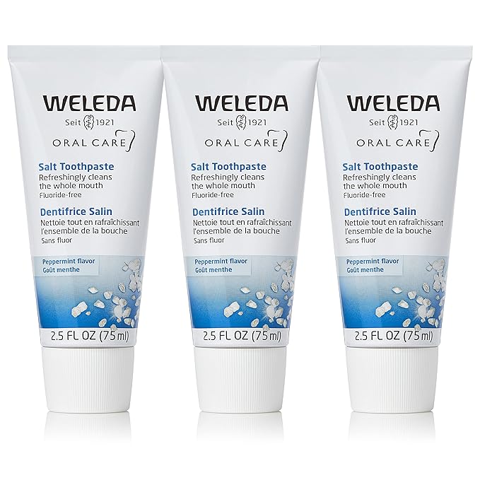 Weleda Natural Salt Toothpaste. 2.5 Fluid Ounce (Pack of 3)