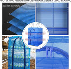 Drying Rack 6 Layers Folding Fish Mesh, Foldable Nylon Netting, Hanging Drying Fish Net, for Shrimp Fish Fruit Vegetables Herb, with Zipper Opening-Blue (37.4X19.6X19.6 in)…
