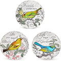 Sungmor 3PC Pretty Garden Stepping Stones, 9.5" Large Concrete Decorative Stones with Beautiful Pattern, Unique Outdoor Lawn Accents, Yard Walkway Flower Bed Wall Shelf Welcome Friends Decorations