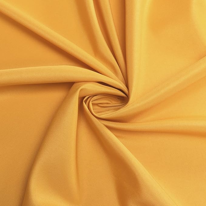 sancua Rectangle Tablecloth - 70 x 120 Inch - Stain and Wrinkle Resistant Washable Polyester Table Cloth, Decorative Fabric Table Cover for Dining Tables, Buffet Parties and Camping, Gold