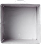 Amazon Basics Collapsible Fabric Storage Cubes Organizer with Handles, Sturdy, White, 10.5-x-10.5-x-11-inch, Pack of 6