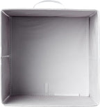 Amazon Basics Cube Organizer Storage Bins Handles, Collapsible Fabric, Pack of 6, 13"x13"x13", White