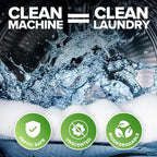 Heavy Duty Washing Machine Cleaner Descaler Tablets - Deep Cleaning for Front Load, Top Load Washer, HE (6 XL Tablets - 6 Months Supply)