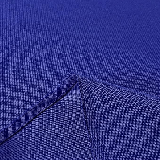 sancua Rectangle Tablecloth - 70 x 120 Inch - Stain and Wrinkle Resistant Washable Polyester Table Cloth, Decorative Fabric Table Cover for Dining Tables, Buffet Parties and Camping, Royal Blue