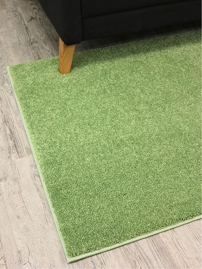 KOECKRITZ Soft and Colorful Kids Classroom Area Rugs (Passes Flammability Pill Test) Many Sizes and Bright Colors to Select from (7' x 7', Lime)