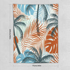 ICMOLYYENLO Palm Leaf Tapestry Wall Hanging, Tropical Leaves Plant Jungle Green Hawaiian Art Home Decor for Guest Bedroom Living Room Dormitory 30" x40