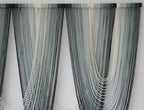 IOWER Large Macrame Wall Hanging Dip-Dyed Macrame Wall Decor Boho Wall Decor Craftsmanship Fiber Art 57" W x 41" L
