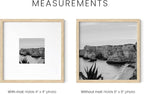 HAUS AND HUES Square Picture Frames 8 x 8 Set of 15 - Photo Gallery Wall Frame Set, Oak Wood, 8x8 Frames with Mat, Beige