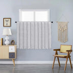 Sutuo Home Boho Sheer Curtain Valance Tier Crochet Lace with Bohemian Hollow Knitted Handmade Tassels, Short Farmhouse Window Treatment for Kitchen Cafe, Rod Pocket, 1 Panel 59" W x 36" L, White