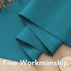 H.VERSAILTEX Blackout Thermal Insulated Solid Room Darkening Curtains/Panels/Drapes for Bedroom 108 Inches Long, Grommet Light Blocking Curtains for Sliding Glass Door, Turquoise Blue, Set of 2