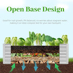 6x3x2 ft Raised Garden Bed, Large Metal Planter Raised Beds, Planters for Outdoor Plants for Vegetables, Flowers, Herbs, Fruits, and Succulents.(2 Pcs)