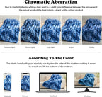 NEWCOSPLAY Faux Fur Throw Blanket Indigo Luxury Fluffy Thick Warm Bubble Blanket for Couch Sofa Bed 700GSM (Indigo, Throw(50"x60"))