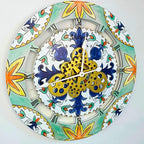 The Gears Clock Wall Clock Italy Collection with Moving Gears (Maiori, 24 inch Round)
