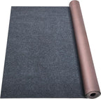 Marine Carpet,6 FT x 14 FT Dark Gray Indoor Outdoor Carpet 0.2" Thick Boat Carpet with Water-Proof TPE Backing, Non-Slide Outdoor Marine Carpet Roll for Home, Patio, Porch, Deck