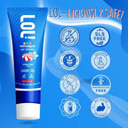 LOL Kid Toothpaste Fluoride Free, Nano Hydroxyapatite Toothpaste Kids, Probiotics & Xylitol Tooth Paste Kids | Remineralizing | Natural | Plant-Based Foam | Pasta De Dientes para Niños (Peppermint)