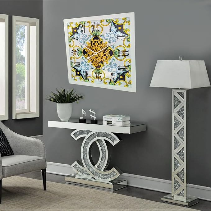 The Gears Clock Wall Clock Italy Collection with Moving Gears (Atrani, 24 inches (60 cm))