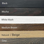 Joel's Antiques 54 Inch Wooden Floating Shelves for Wall - 54x8x2 in - Made of Natural Wood - Long Heavy Duty Wall Shelves - Made in USA NO TARIFFS - Perfect for Living Room, Kitchen - Mocha