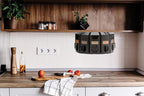 Kitchen Art Spice Rack Select-A-Spice Auto-Measure Carousel 12 Compartments Black 8.75 x 8.75 x 6 inches