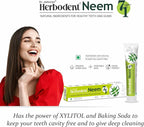 Herbodent® NEEM 7 in 1 Toothpaste-6.53Oz Pack of 1 | Organic Herbs-Neem, Black Seed & Xylitol for Anti Cavity, Cardamom & Mint for Freshness, Baking Soda for Great Cleaning-No Fluoride & No Paraben