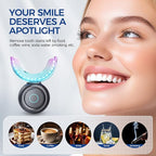 Teeth Whitening Kit for Sensitive Teeth,with 32X Waterproof LED Accelerator Light&4 Carbamide Peroxide Pen&14 Pcs Teeth Whitening Strips&1 Remineralization Pen,Tooth Whitener Professional Oral Care