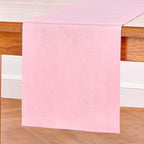 Solino Home Linen Table Runner 48 Inches - 100% Pure Linen Pink Lemonade Table Runner 14 x 48 Inch Ideal for Dresser and Coffee Tables - Halloween - Fete