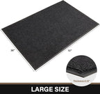 Large Front Door Mat, 72" x 36" Durable Front Doormat, Heavy Duty Large Welcome Door Matt for Home Entrance, No Slip Rubber Low Profile Door Mats for High Traffic Area