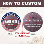 ASTARIN Personalized Wind Chimes for Memorial US Veteran, Deep Tone Wind Chimes for Loss of Loved One Brothers Sisters, Thank You Veteran Solider