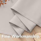 H.VERSAILTEX Blackout Curtains for Bedroom Thermal Insulated Room Darkening Living Room Curtains 72 Inch Long Grommet Privacy Protection Window Curtain Panels/Drapes for Nursery,2 Panels,Ivory/Cream