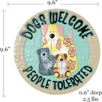 Spoontiques Dogs Welcome Stepping Stone