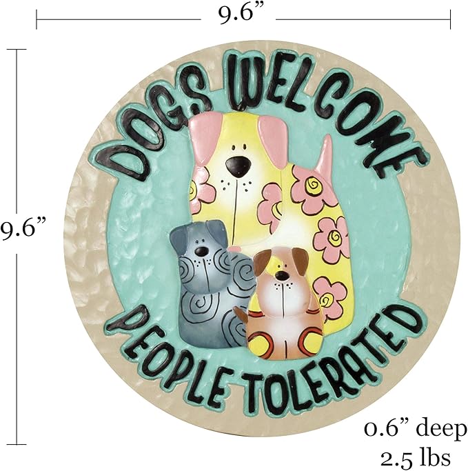 Spoontiques Dogs Welcome Stepping Stone