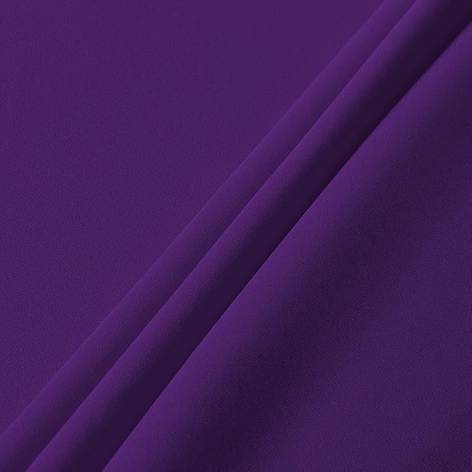 sancua Rectangle Tablecloth - 54 x 54 Inch - Stain and Wrinkle Resistant Washable Polyester Table Cloth, Decorative Fabric Table Cover for Dining Tables, Buffet Parties and Camping, Purple