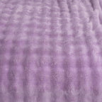 YUSOKI Luxury 3D Bubble Throw Blanket 5lb,All Ages,Home Decoration, (Lilac Purple,90 * 90inches)