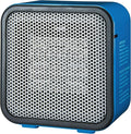 Amazon Basics Ceramic Space Heater, Mini Heater for Office Desk, Portable Tent Heater for Camping (Indoor Use), 500 W, With Tip-Over Protection, Lightweight (1.4 LBS), Blue, 5.9 x 3.2 x 6 inches