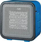 Amazon Basics Ceramic Space Heater, Mini Heater for Office Desk, Portable Tent Heater for Camping (Indoor Use), 500 W, With Tip-Over Protection, Lightweight (1.4 LBS), Blue, 5.9 x 3.2 x 6 inches