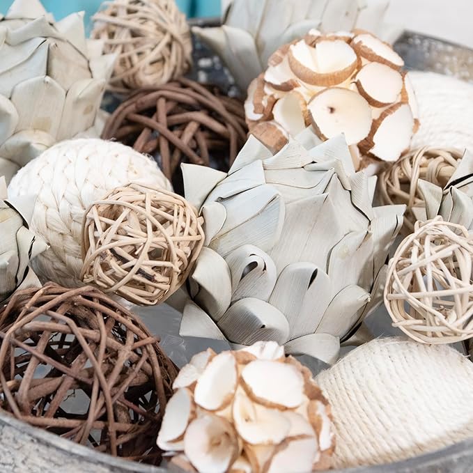 ANDALUCA Decorative Balls Bag Bowl Filler Home Decor (Artichoke)