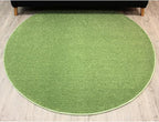 KOECKRITZ Soft and Colorful Kids Classroom Area Rugs (Passes Flammability Pill Test) Many Sizes and Bright Colors to Select from (9' Round, Lime)