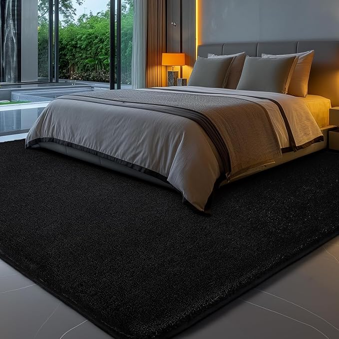 Sour Lemon 10x14 Area Rugs for Living Room, Soft Large Area Rug Fluffy Rugs for Bedroom，Machine Washable Area Rug Non Slip Carpet Rug for Living Room Playroom Kids Room Home Decor