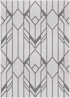 Keen Home Design Terrace Outdoor Area Rug - 5x8 Washable Indoor/Outdoor Rug for Patio, Kitchen, Balcony, Beach, Garden, Deck and Porch, Size: 5'3"x7'7"