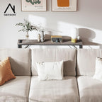 47.2'' Console Table, Skinny Entryway Table with Fast-Charging Station, Narrow Long Sofa Table, Behind Slim Couch Table for Entrance, Hallway, Living Room Decor ST-GY120-1