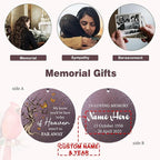 Cardinal Sympathy Wind Chimes Personalized, Windchimes in Memory of a Loved One/Mother, Sympathy Gifts Wind Chimes for Funeral Bereavement Condolences, Memorial Wind Chime