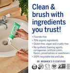Dr. Bronner’s - All-One Toothpaste (Spearmint, 5 Ounce, 3-Pack)