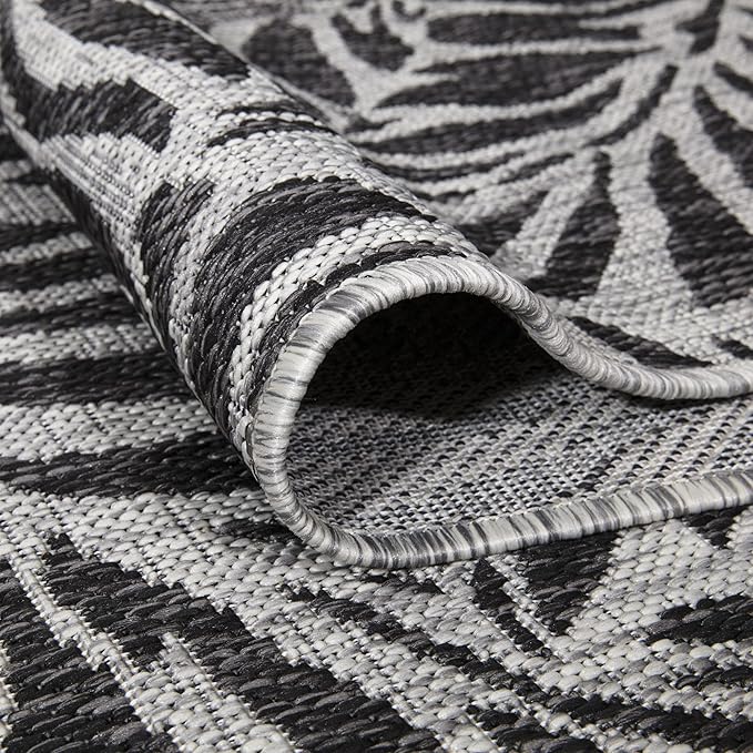Keen Home Design Terrace Outdoor Area Rug - 8x10 Washable Indoor/Outdoor Rug for Patio, Kitchen, Balcony, Beach, Garden, Deck and Porch, Size: 7'7"x10'